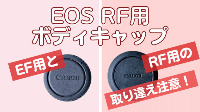 EOS R6 ボディキャップ